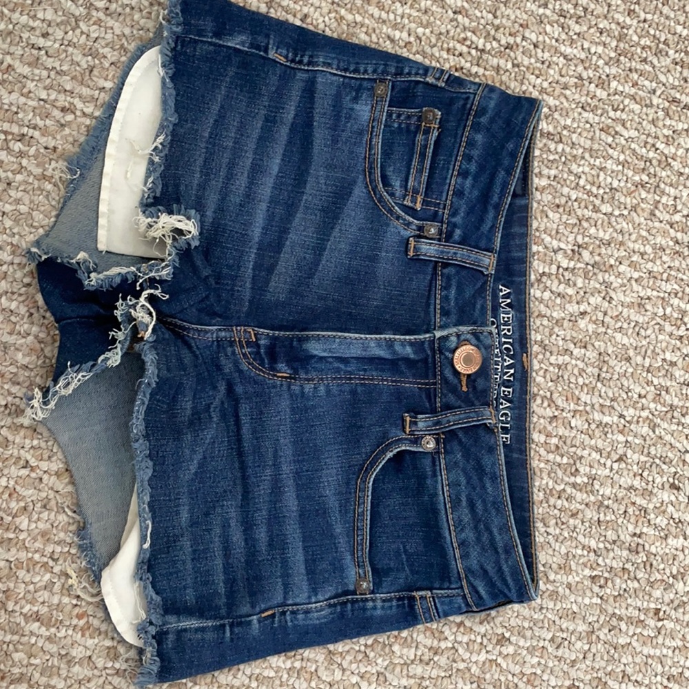 american eagle super stretch shorts